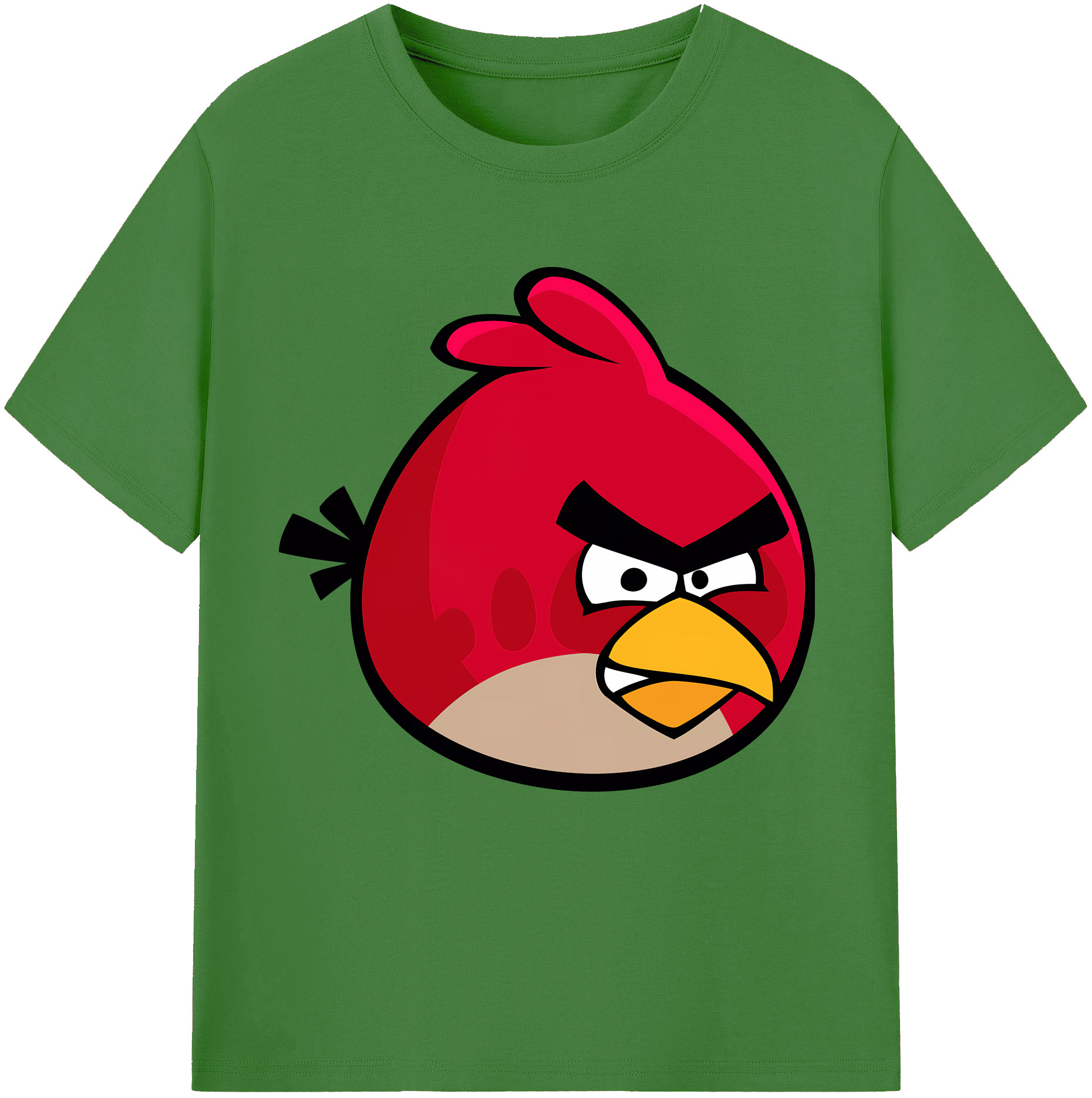 （画像用） Angry Birds アングリーバード レディースカジュアルプリントTシャツ（綿100％）